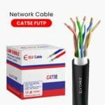 Cat5e F Utp ethernet cable Black 24 awg Outdoor 305m