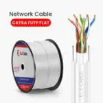 Flat Cable 4pair Cat6a F-Utp Lift White Color Flat Cable 4pair Cat6a F-Utp Lift White Color