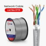 elv cable products range network cable cag5e cable cat6 cable cat6a cable cat7 cable cat8 cable ethernet cable fiber cable ftth cable outdoor cable  Cat6a F-Ftp 23awg 4pair cable Grey Color