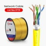  Cat6a F-Ftp 23awg 4pair hdpe Yellow Color Choosing 5 best Ethernet Cable