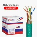 Cat6 Utp 24awg 4 pair ethernet cable 305M Aqua