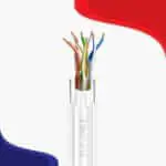 Cat6a FUTP FLAT 6A236MEW