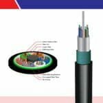 Multi Mode Indoor-Outdoor Fiber Optic Cable Om3 12 core Multimode armored Fiber Optic Cable Om3
